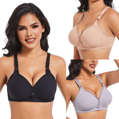 🔥【Producto más vendido✨】【49% de descuento】🥰 Sujetador cómodo con cierre frontal en tallas grandes