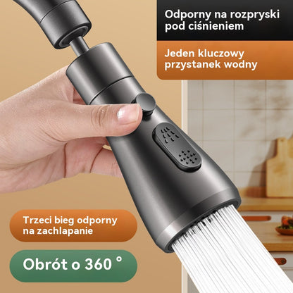 🚰【Bezpłatny filtr】🔥Uniwersalny obrotowy kran kuchenny 360°