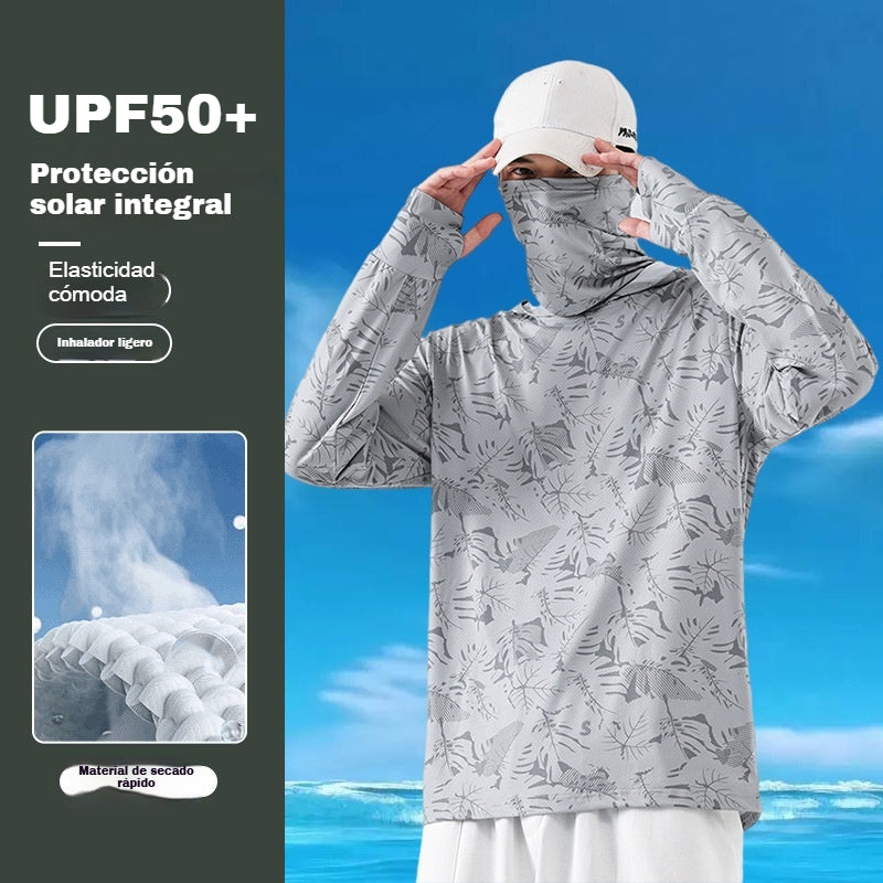 🔥【M-5XL】Ropa transpirable de protección solar para hombre, adecuada para deportes al aire libre y pesca. ✅️Pago contra entrega