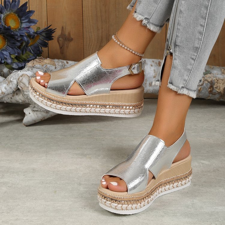 💕🙌【36-41】✨🎉Damskie sandały plażowe na grubej podeszwie_3629466