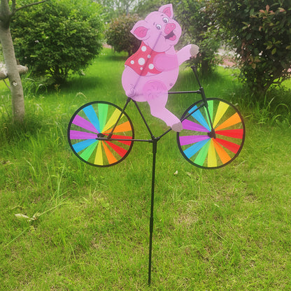 【🔥Kup 1, a otrzymasz 1 gratis】🐈 【3 sztuki】🌈Kreatywne śmigło wiatrowe ze zwierzęcym kołem🐰