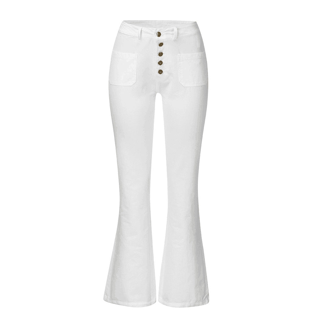 🎀👖【S-4XL】✨Vrhunski hit proizvodi!--Ženske hlače visokog struka s raširenim rukavima