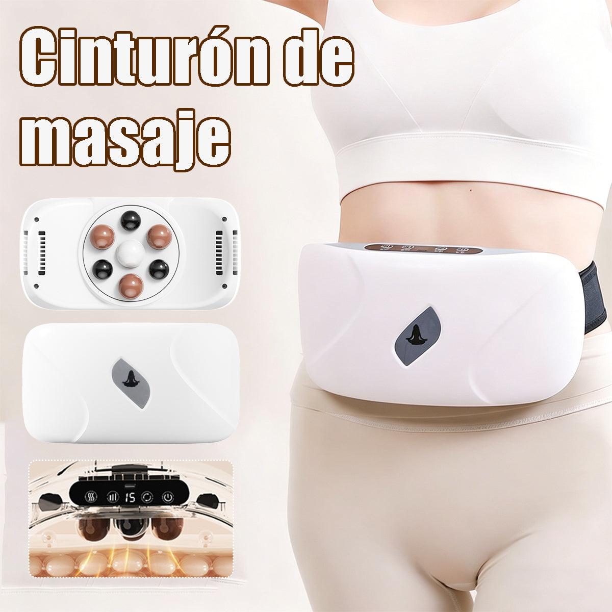 🔥[Descuento por tiempo limitado]Máquina de masaje abdominal y quema de grasa, un aparato de fitness para reducir la grasa abdominal y ayudar a quemar grasa en la cintura y el abdomen.