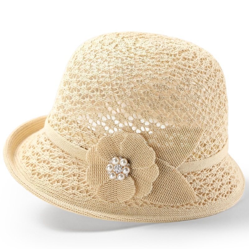 👒Pago contra entrega✅️ Elegante sombrero de sol con diseño trenzado calado, ofrece una fuerte protección contra los rayos solares.