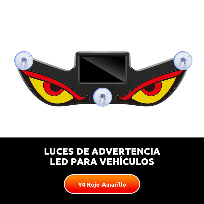 💥【Wyprzedaż -50% hit】💥🚨 Luz de advertencia solar ojo diabólico LED | ☀️ Solar, con sensor de luz, para camiones y furgonetas