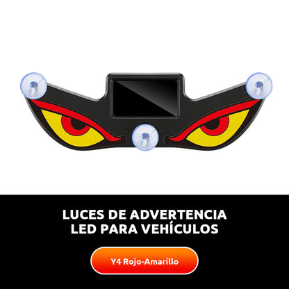 💥【Wyprzedaż -50% hit】💥🚨 Luz de advertencia solar ojo diabólico LED | ☀️ Solar, con sensor de luz, para camiones y furgonetas
