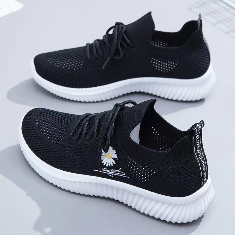 🤍👟🤍Duży rabat ostatni dzień ✨【35-40】2025 letnie nowe damskie buty sportowe Daisy Running Mesh oddychające, 💌lekkie i oddychające, 💌antypoślizgowa podeszwa