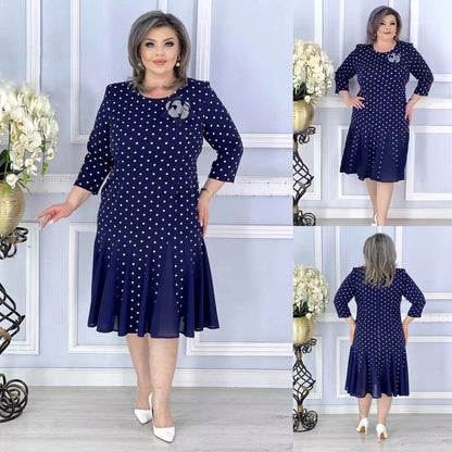 👗🎉【S-5XL】2025 nowa szlachetna i modna spódnica rozkloszowana3894860
