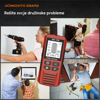 🔍🌟2-v-1 detektor za stene – Izognite se skritim kablom in cevem!