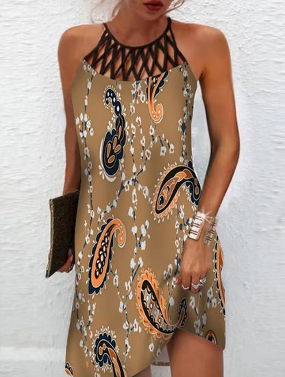 💞【S~3XL】Sukienka bez rękawów modna