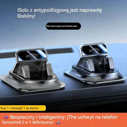 🔥【50% ZNIŻKI】🚗 Bezpieczny i inteligentny: Najlepszy uchwyt samochodowy 2 w 1 na telefon! 🚗