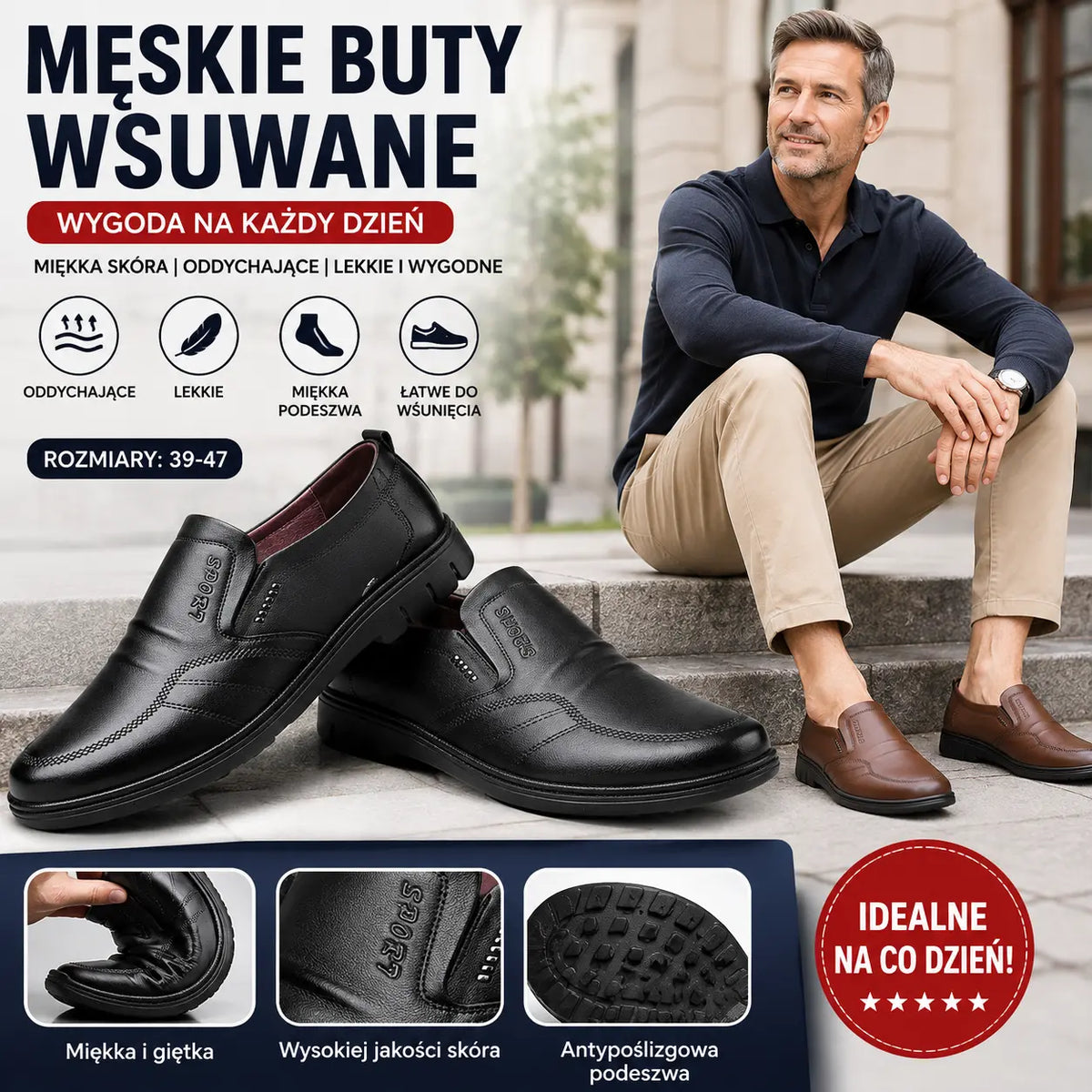 【39-44】Zapatos de vestir para hombre, confeccionados en piel auténtica y con una suela suave y cómoda; ideales para diversas ocasiones.