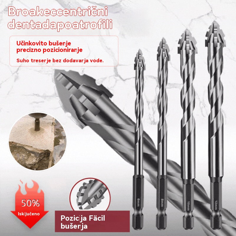 🔥Novo, posebna ponuda🔥 2026. Novi set ekscentričnih svrdala s četiri oštrice za teške uvjete rada
