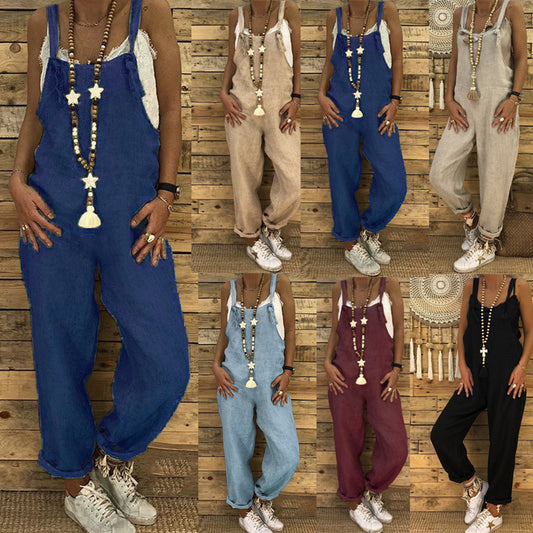 💖👖【40-120 kg】Nuevo mono holgado de una pieza de moda 2026 con pantalones vaqueros ✅️Pago contra entrega