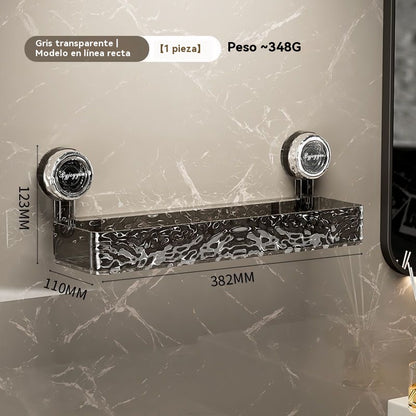 🍽️🧺2 ks🔥Kúpte jeden, druhý dostanete zadarmo🔥 Vlnitý úložný stojan s prísavkami, nevyžaduje vŕtanie