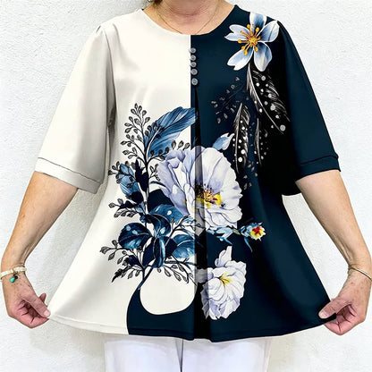 ✨【S-5XL】Damska letnia bluzka w stylu boho – wygodna i elastyczna odzież casualowa