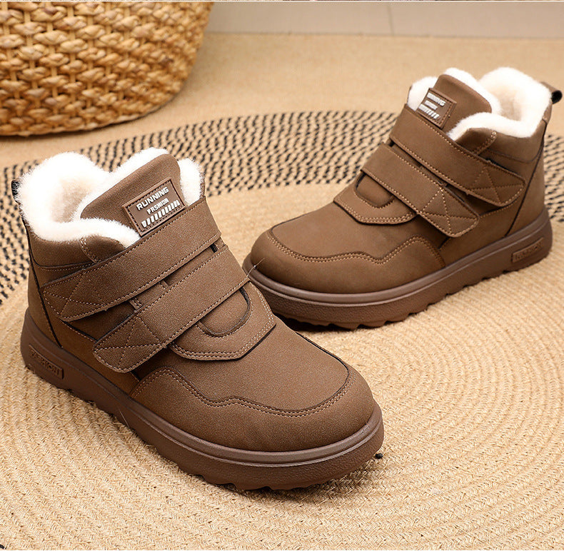 💟【45% zniżki】🔥2024, nowe, modne, zimowe damskie buty antynarciarskie z pogrubionej bawełny-3823059