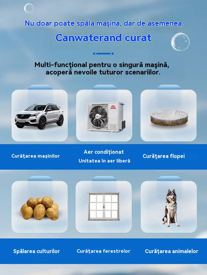 🔥🚗Výkonná vysokotlaká myčka s baterií – dokonalá čistota bez drátů! ⚡