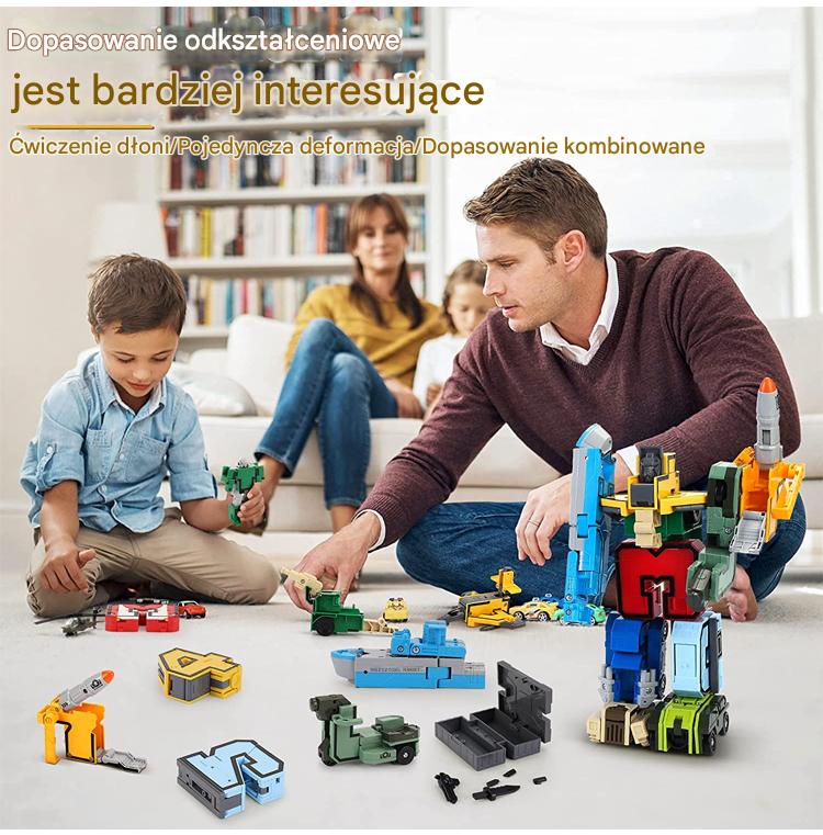 🔥【Bestseller】🧒Cyfrowa transformująca zabawka robot dla dzieci
