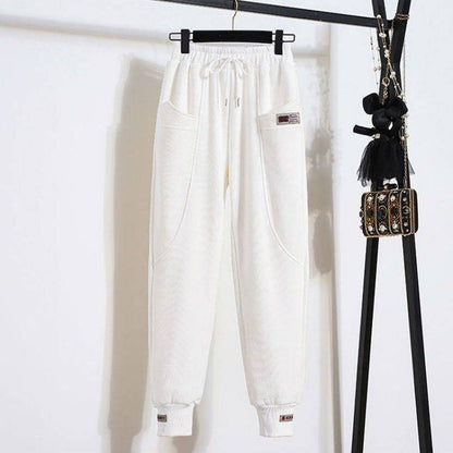 ✨💟【M-3XL】Hlače od čistog pamučnog korduroja s elastičnim strukom, ne blijede i ne skupljaju se