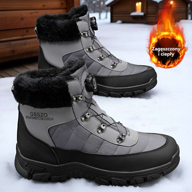 🎉Chroń się przed zimnem -Męskie zimowe śniegowce 2025 – ciepłe, wodoodporne i antypoślizgowe na mroźne dni