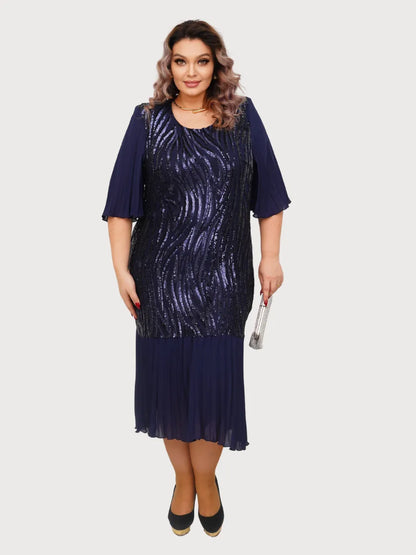 ✨👑【S-5XL】🔥2025 nowa moda wysokiej jakości elegancka retro błyszcząca szlachetna długa spódnica