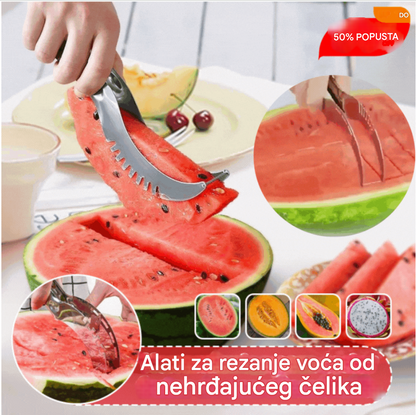 💥【Kup 2, otrzymaj 2 gratis】💥Nóż ze stali nierdzewnej ze wzorem arbuza, przybory kuchenne