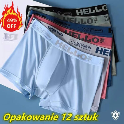 🔥【kup 3 otrzymaj 3 za darmo】🧊 49% OFF Ostatni dzień---2025 Nowe antybakteryjne bokserki męskie U Curved Mesh Modal Plus Size
