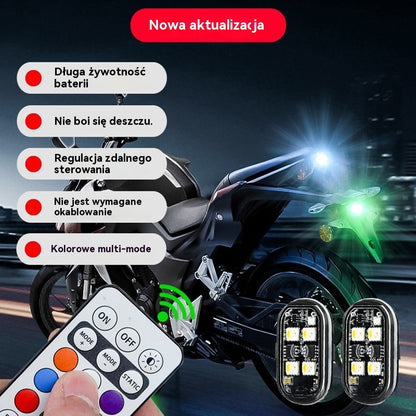 🚥Oferta ograniczona czasowo🚗🛵Dekoracyjne światła samochodowe LED, światła nastrojowe, migające światła ostrzegawcze, ultradługa żywotność baterii, wodoodporność