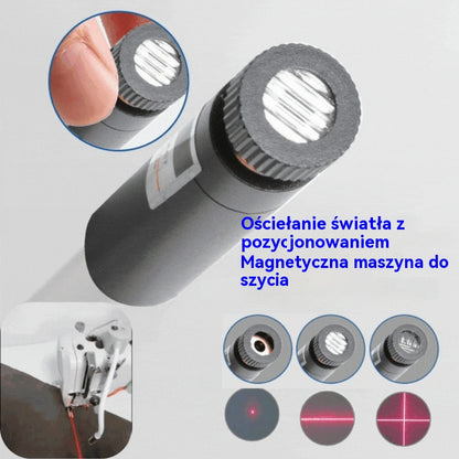 💥Gadżet do szycia💥 Ta maszyna do szycia wykorzystuje magnetyczne światło wyrównujące, dzięki czemu nigdy więcej nie będziesz musiała martwić się o krzywe nici.