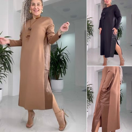 🔥🔥 [Gorąca wyprzedaż] [S-5XL] 2024 Jesienno-zimowa nowa skórzana spódnica w stylu retro-3805752