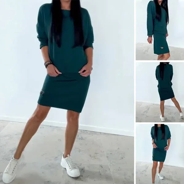 🔥🔥50% sleva 【S-3XL】🎁Nové dámské šaty úzkého střihu z čisté bavlny pro rok 2026