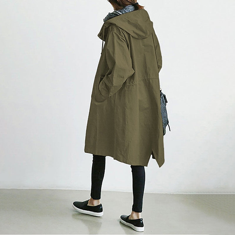 🧥✨【S-5XL】Nowa jesienna wiatrówka o średniej długości, w dużym rozmiarze, modna i elegancka