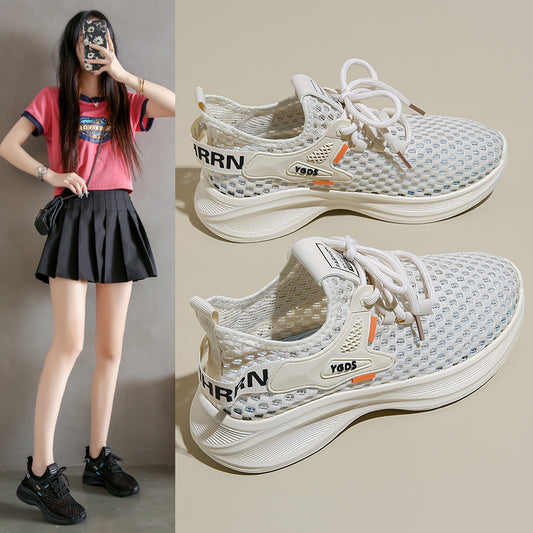【35-40】2024 nowe, oddychające buty sportowe z siateczki3632029