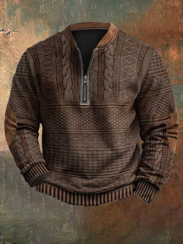 🔥⛄【S-5XL】2024 nowa męska bluza z zamkiem błyskawicznym na jesień i zimę-3798569
