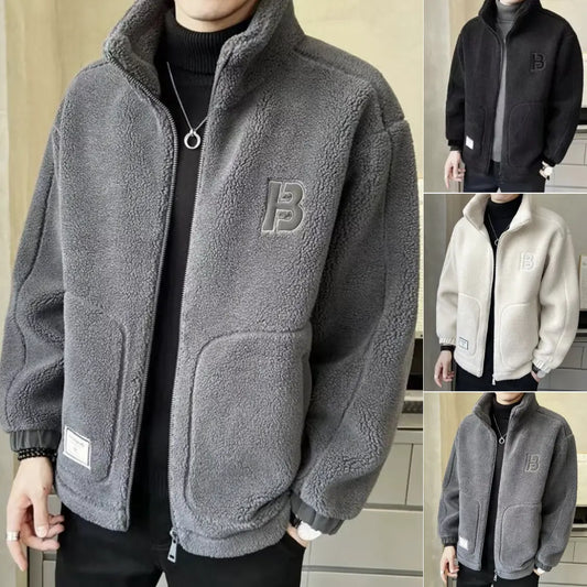 🔥🏆【50% zľava✨】【L-6XL】Pánska zimná bunda s flísovou podšívkou - štýlová a teplá