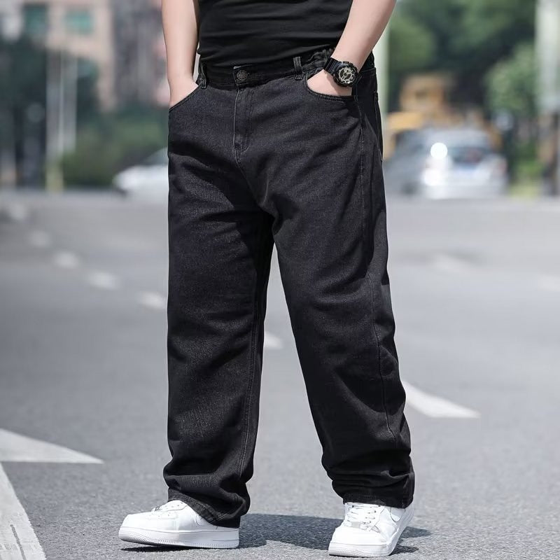 👖50% de descuento🔥【45-150 kg】Jeans de talla grande para hombre, corte ancho, elásticos y cómodos. ✅️Pago contra entrega