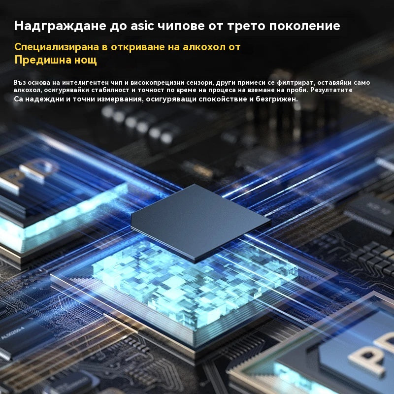 🍷【Последен ден, 50% отстъпка】📢 Високопрецизен преносим алкохоломер – Измерете нивото си преди шофиране