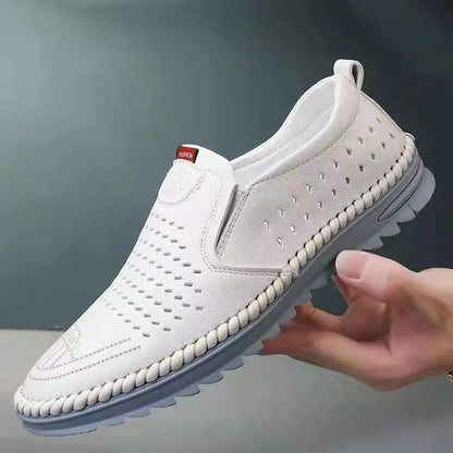 👟2025 nowe ręcznie robione skórzane męskie buty outdoorowe na co dzień