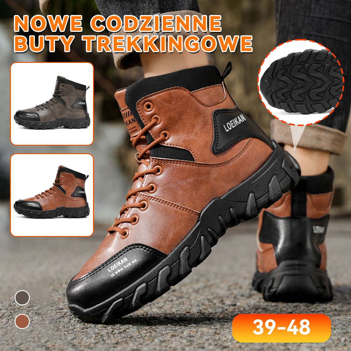 💥🥾Wyprzedaż zimowa – 44% zniżki na męskie buty do wędrówek i uprawiania sportu na co dzień [rozmiary 39–48]