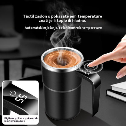 💖【Posebna ponuda】💖☕Potpuno automatski set električnih šalica za kavu s automatskom magnetskom miješalicom