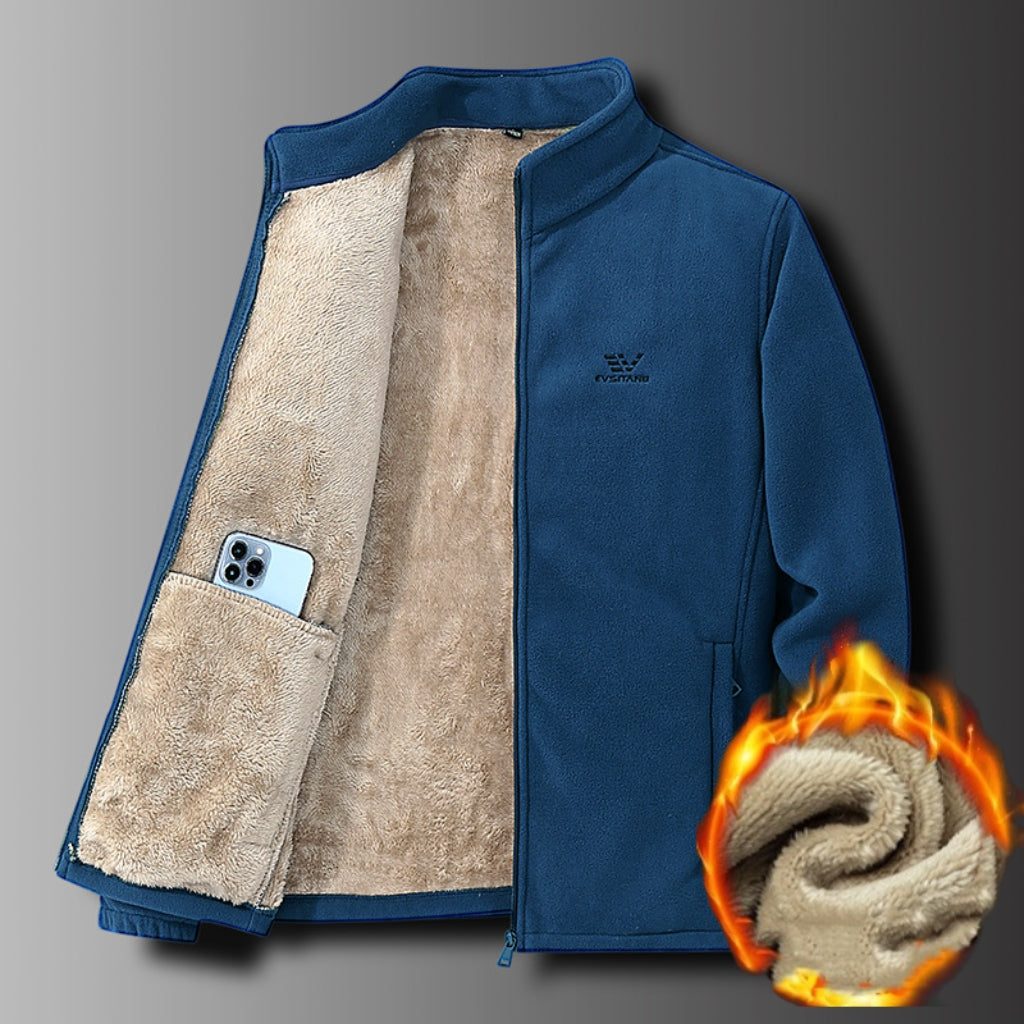 💥👍【M-5XL】 Jesienna i zimowa wyściełana i pogrubiona ciepła, luźna kurtka męska odzież męska