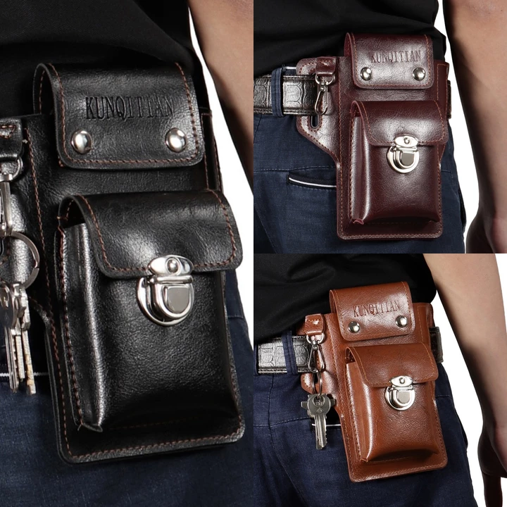 🔥👜【Kup jeden, a drugi dostaniesz gratis】Nowa męska wielofunkcyjna torba na telefon