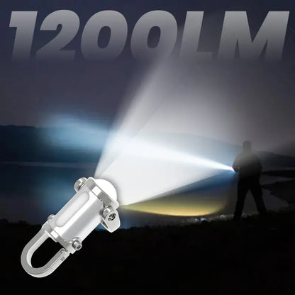 🔦【Kup 1, drugi gratis】 Supermocna mini latarka LED 6000 W | Wodoodporna | Wiele trybów pracy | Wytrzymały akumulator | Oferta 2 w cenie 1 🔥