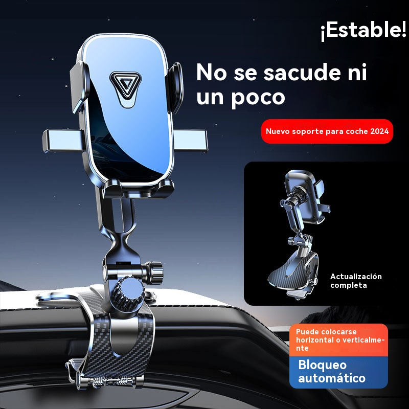 🔥✨Soporte para teléfono para automóvil, conveniente para la navegación. Ideal para usar dentro del coche, en la consola central y en la visera.