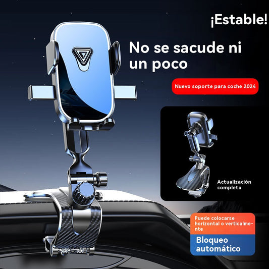 🔥✨Soporte para teléfono para automóvil, conveniente para la navegación. Ideal para usar dentro del coche, en la consola central y en la visera.