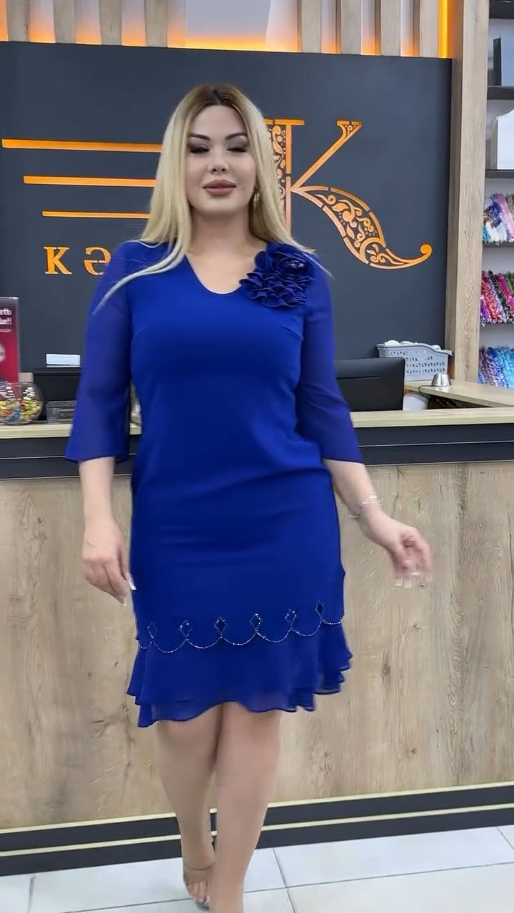 🔥【Gorąca wyprzedaż】✨🎉【S-5XL】2025 Wiosna Nowa Moda Elegancka Smukła Sukienka, Podkreśl Swoją Figurę