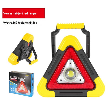 Trojúhelníková solární LED výstražná světla pro zvýšení bezpečnosti řízení a v nouzových situacích