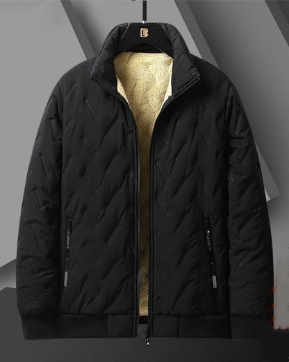 🔥【50% popust】🔥【M-5XL】Moška zimska jakna iz žameta in odebeljenega bombaža za večje velikosti