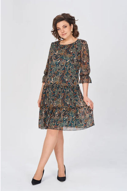 🥇【Más vendido】💥【50% de descuento】👗【S-5XL】Nuevo vestido de verano estampado 2026